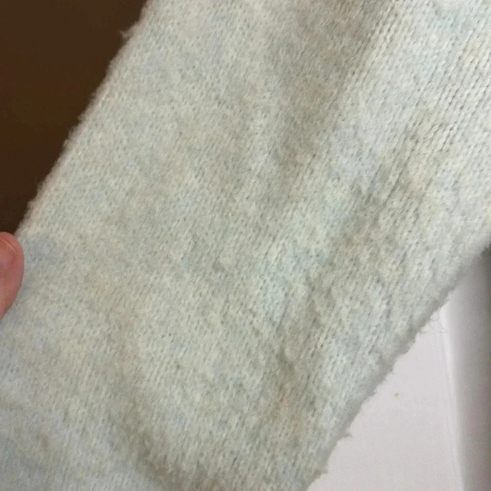VGC Prada womens oversized light seafoam wool cardigan current size 40 - Picture 12 of 13